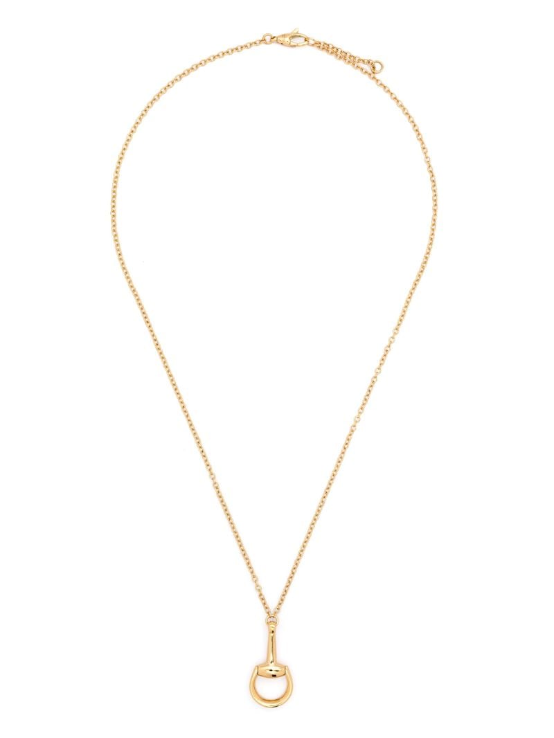 18k Yellow Gold Horsebit Necklace