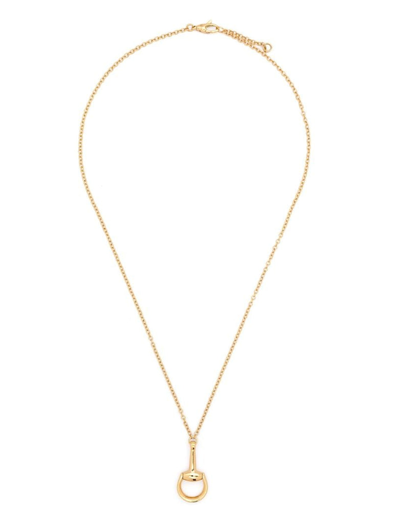 18k Yellow Gold Horsebit Necklace