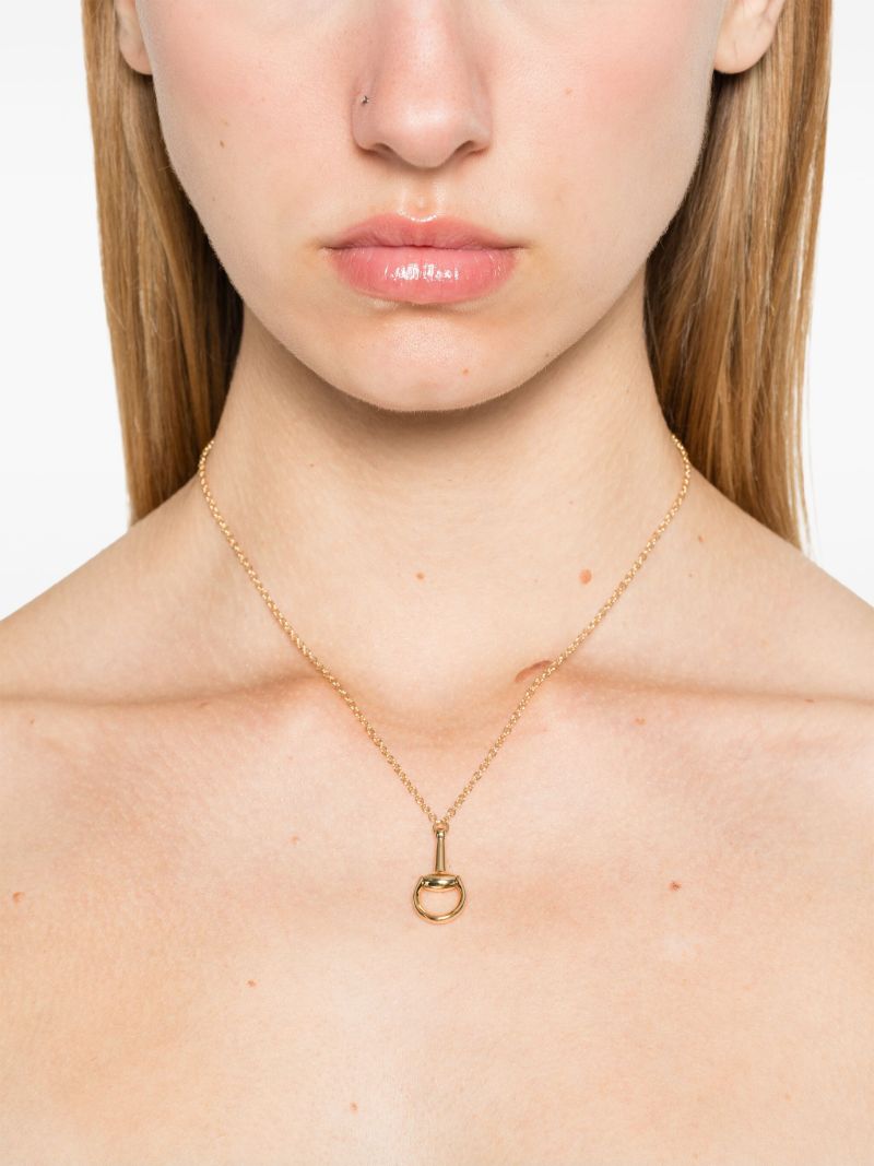 18k Yellow Gold Horsebit Necklace