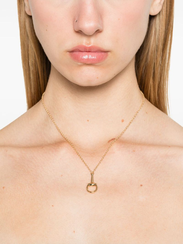 18k Yellow Gold Horsebit Necklace