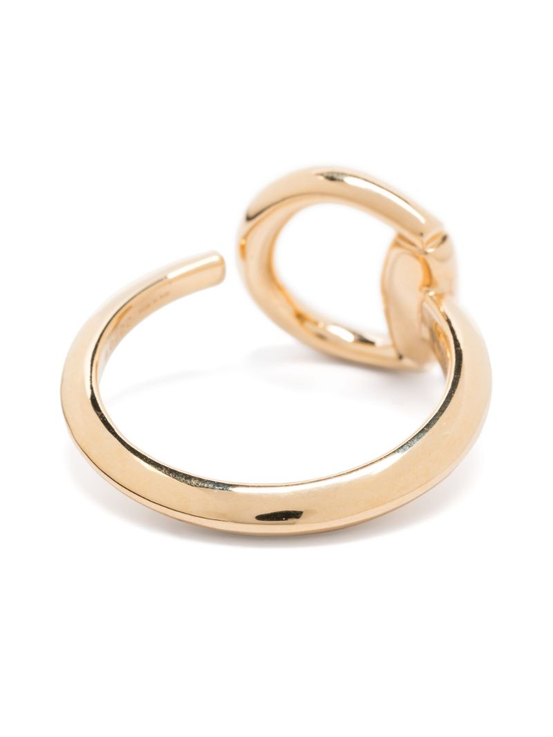 18k Yellow Gold Horsebit Ring