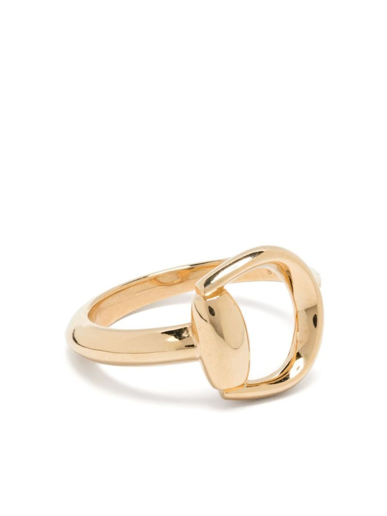 18k Yellow Gold Horsebit Ring