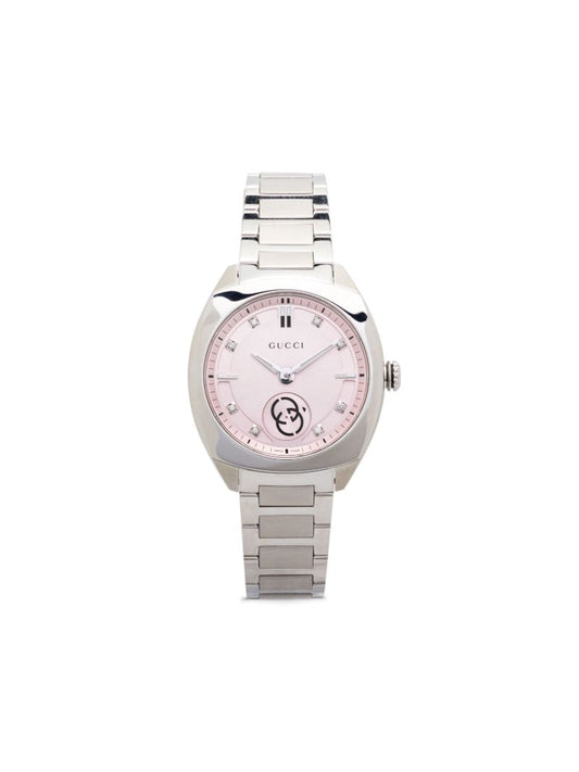 Stainless Steel Interlocking Watch