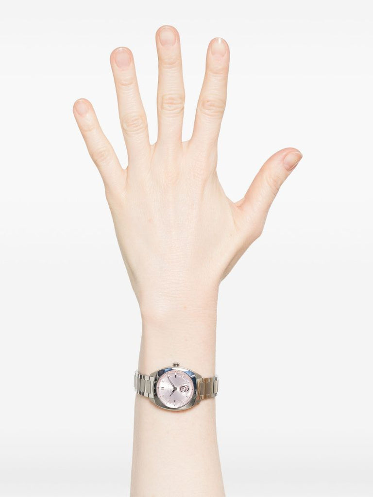 Stainless Steel Interlocking Watch