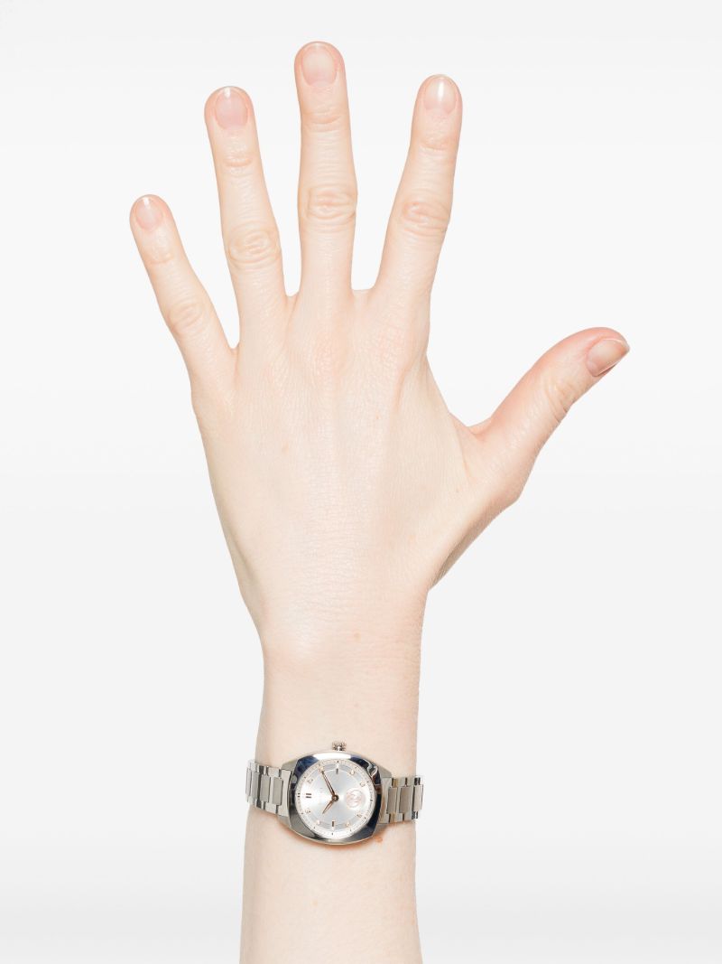 Stainless Steel Interlocking Watch