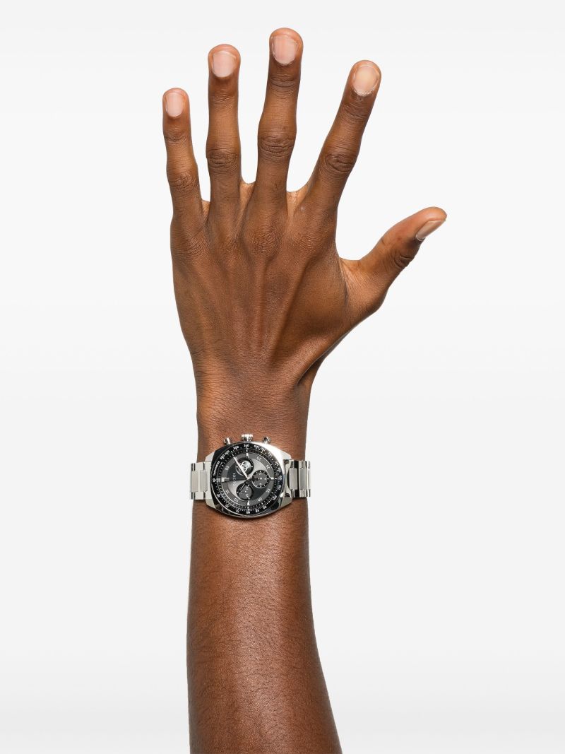 Stainless Steel Interlocking Watch