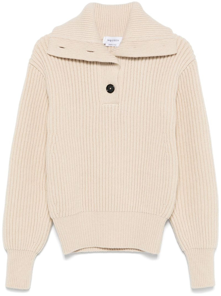 Ribbed-knit Sweater