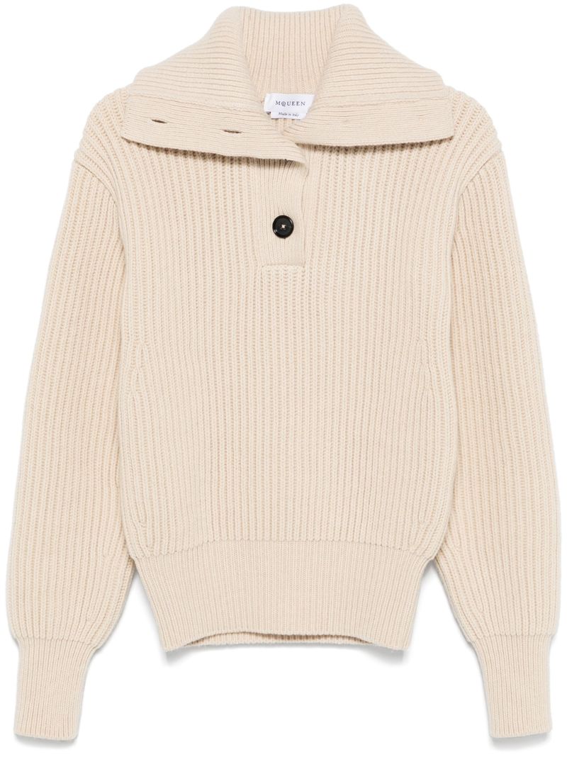 Ribbed-knit Sweater