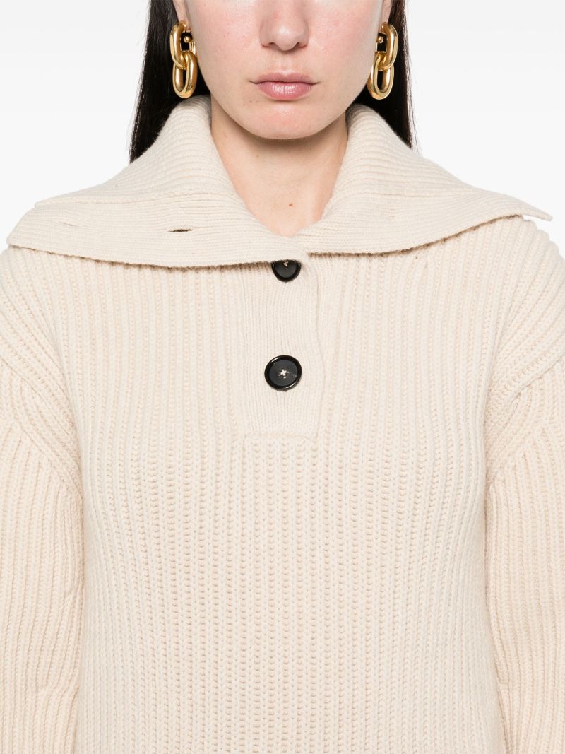 Ribbed-knit Sweater