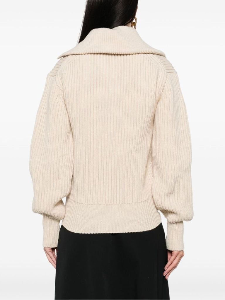 Ribbed-knit Sweater