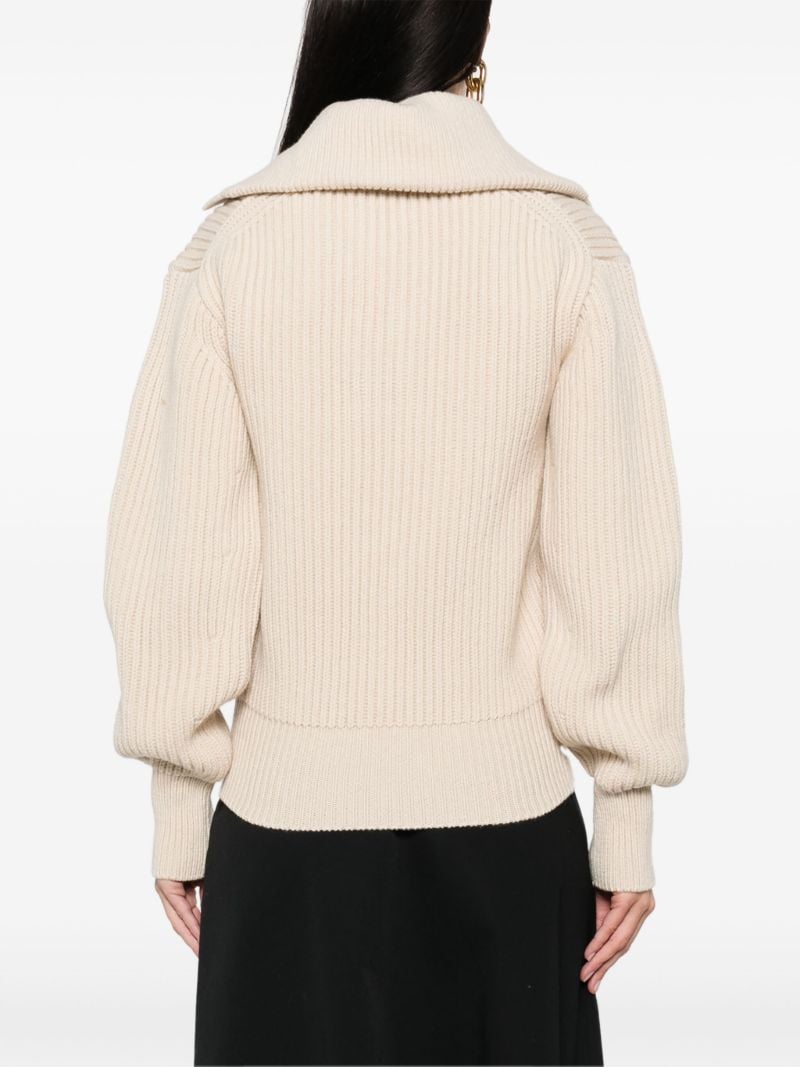 Ribbed-knit Sweater