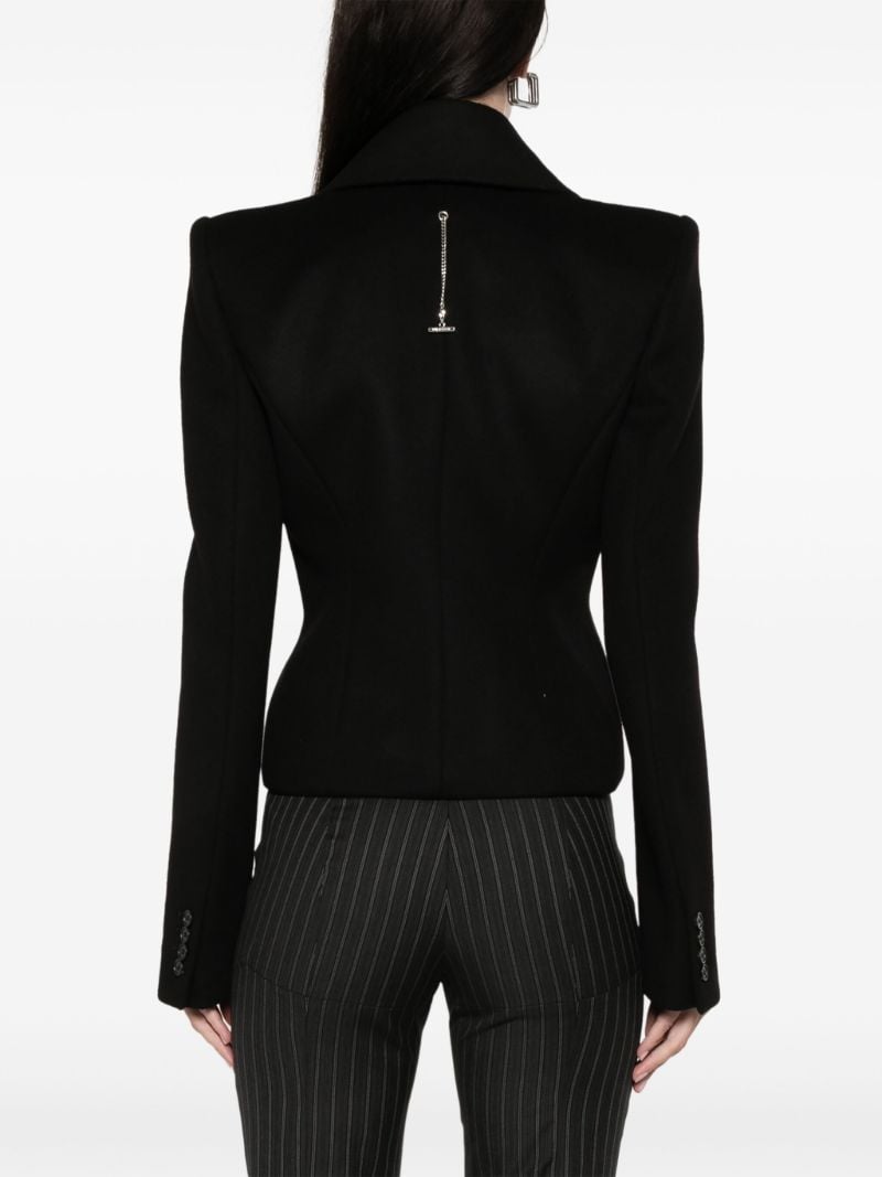 Black Oversized-lapels Blazer