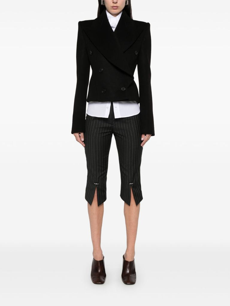 Black Oversized-lapels Blazer
