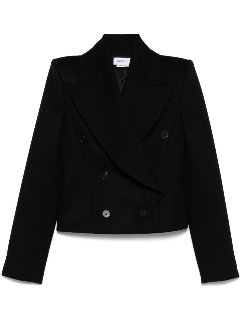 Black Oversized-lapels Blazer