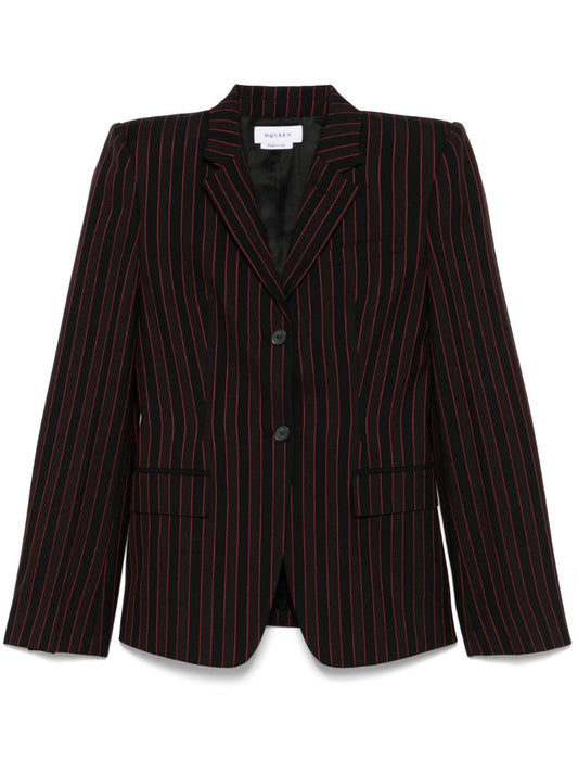 Pinstriped Blazer