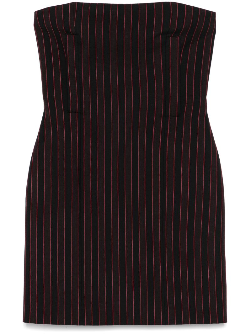 Pinstriped Mini Dress