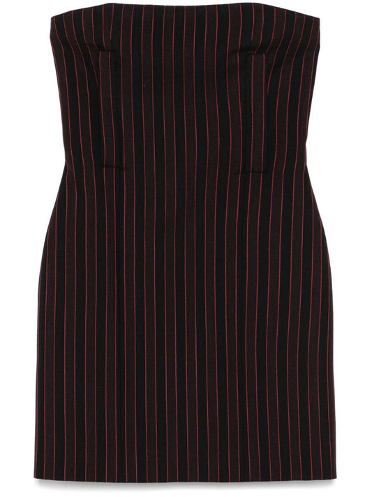 Pinstriped Mini Dress