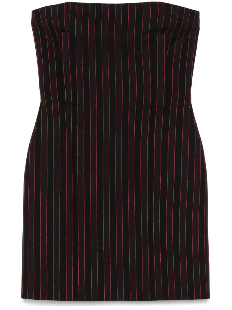 Pinstriped Mini Dress