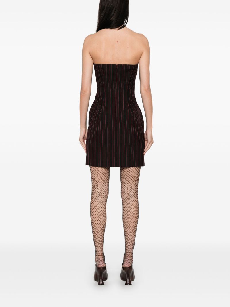 Pinstriped Mini Dress