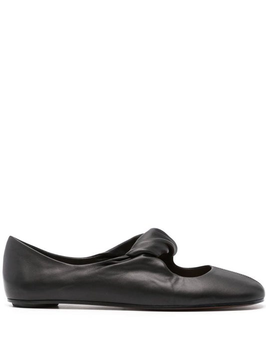 Twist-detailing Ballet Flats