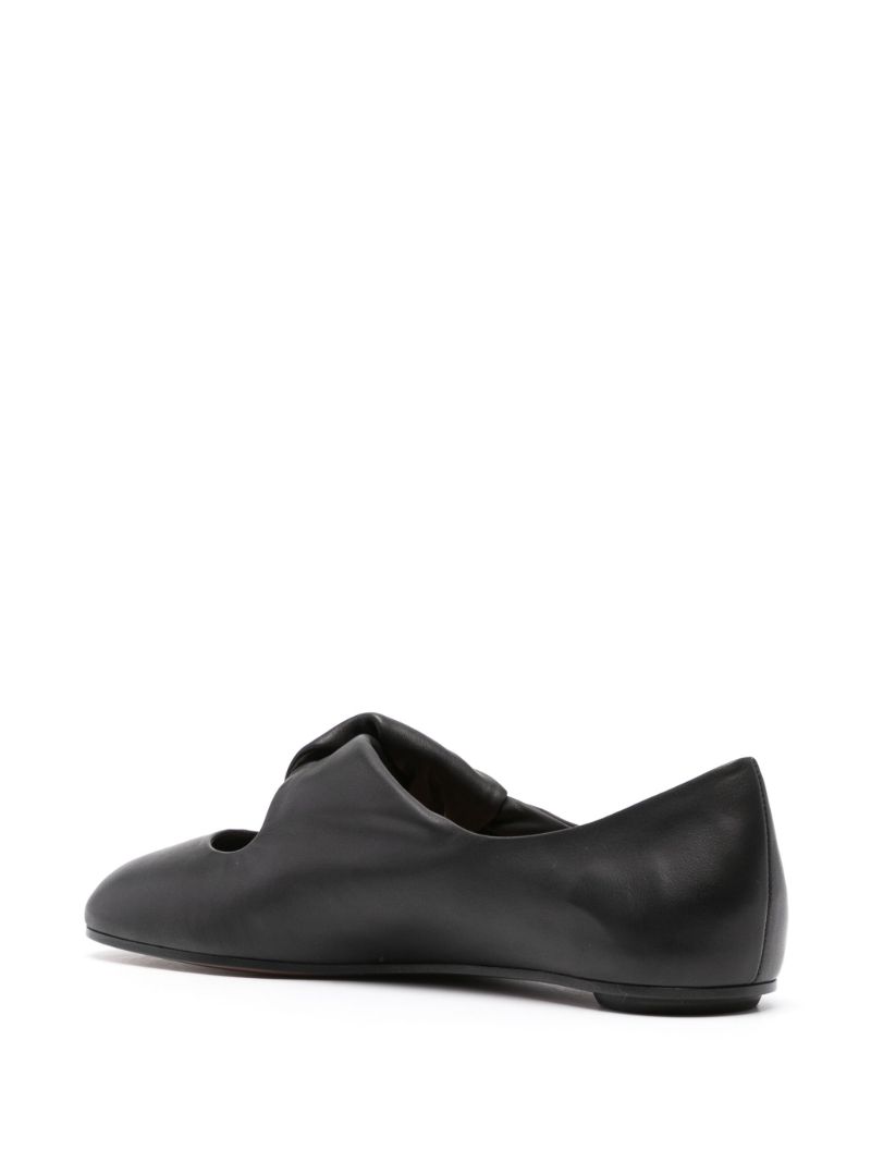 Twist-detailing Ballet Flats