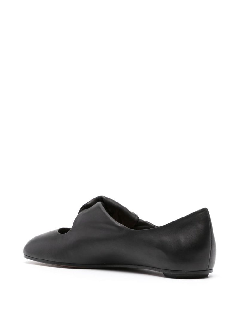 Twist-detailing Ballet Flats