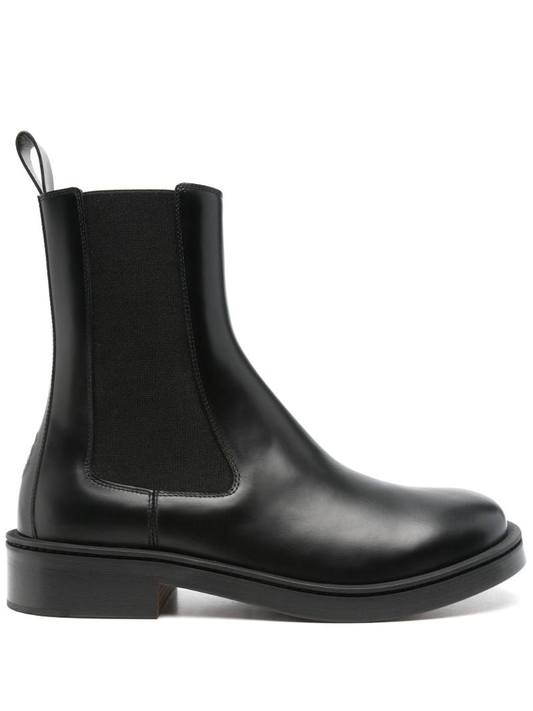 Black Leather Boots