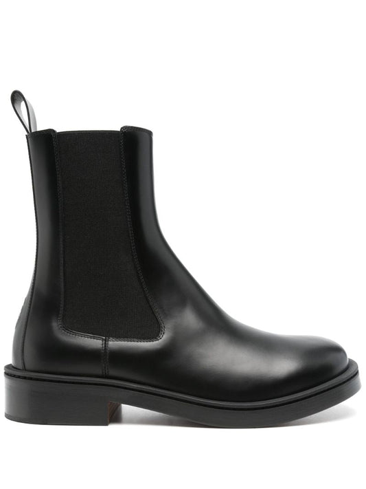 Black Leather Boots