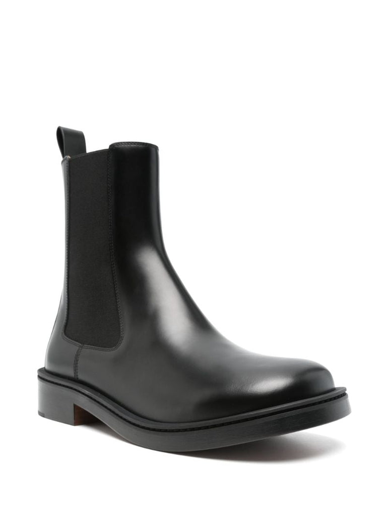 Black Leather Boots