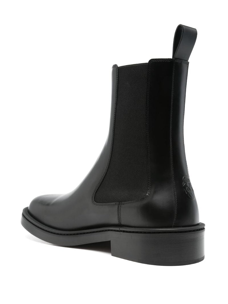 Black Leather Boots