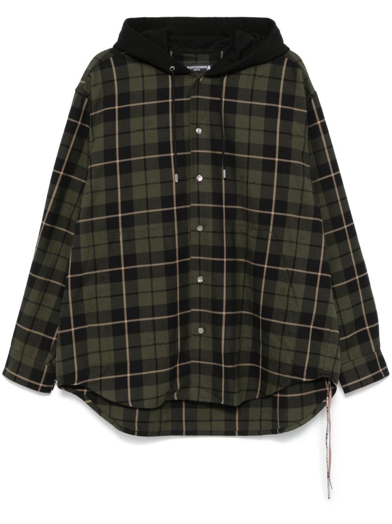 Checked Hooded Jacket