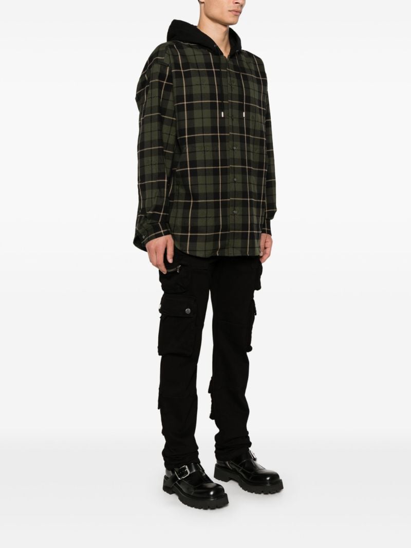 Checked Hooded Jacket
