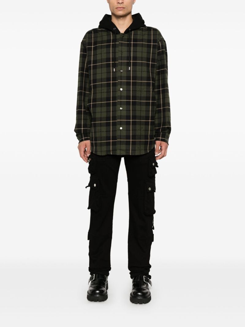 Checked Hooded Jacket