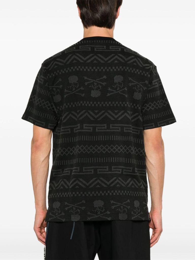 Geometric-print T-shirt