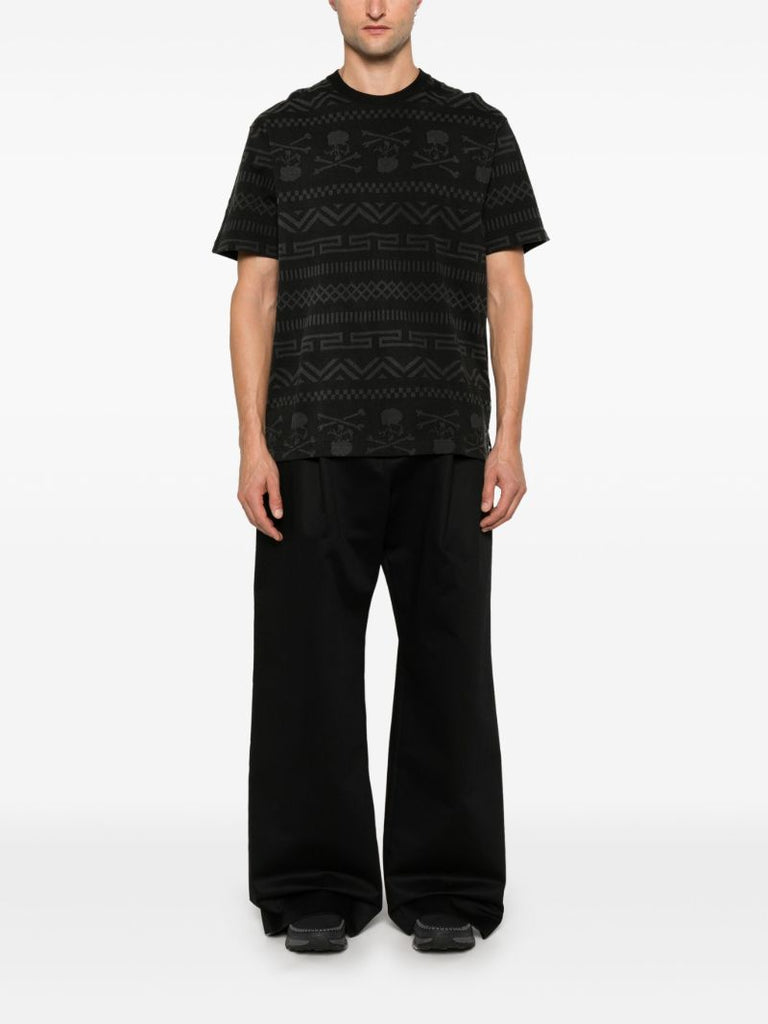 Geometric-print T-shirt