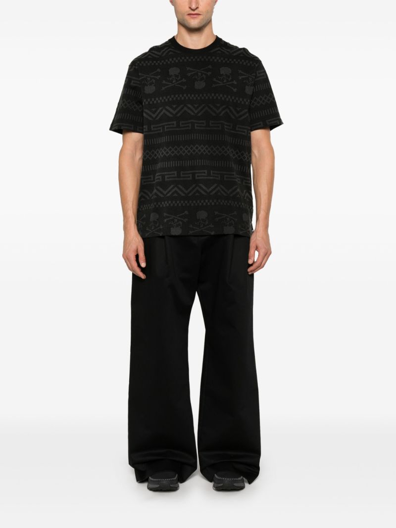 Geometric-print T-shirt