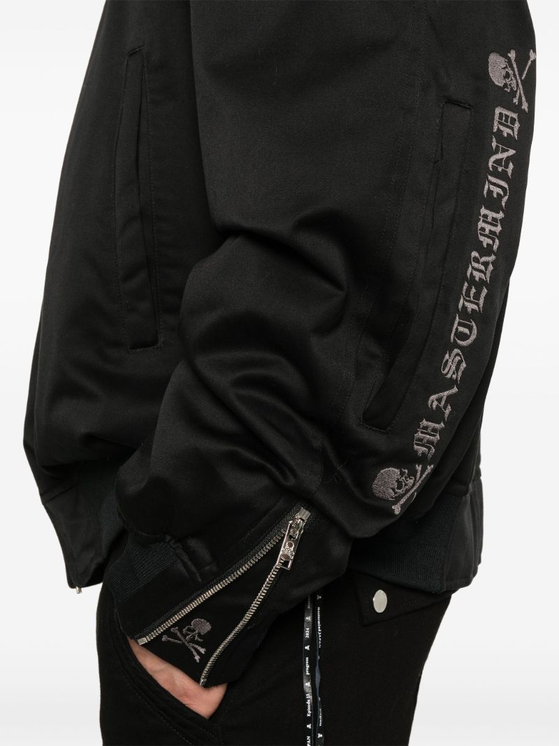 Skull-print Bomber Jacket