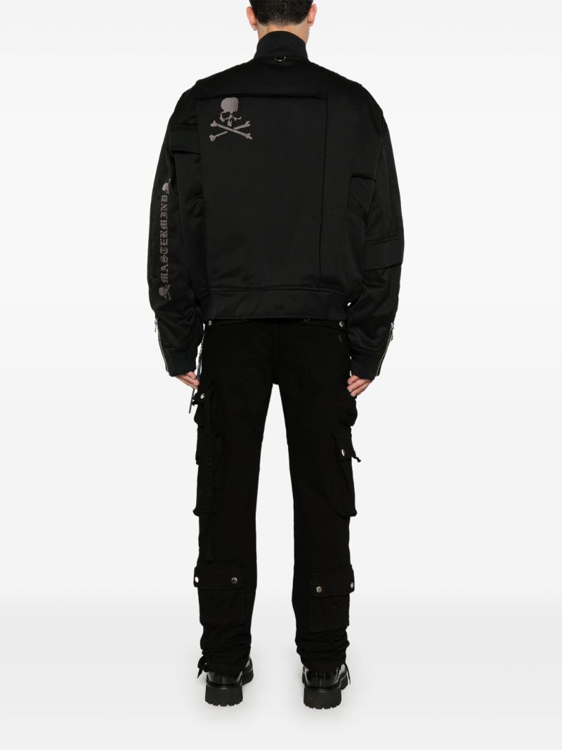 Skull-print Bomber Jacket