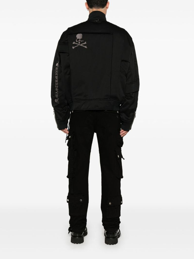 Skull-print Bomber Jacket