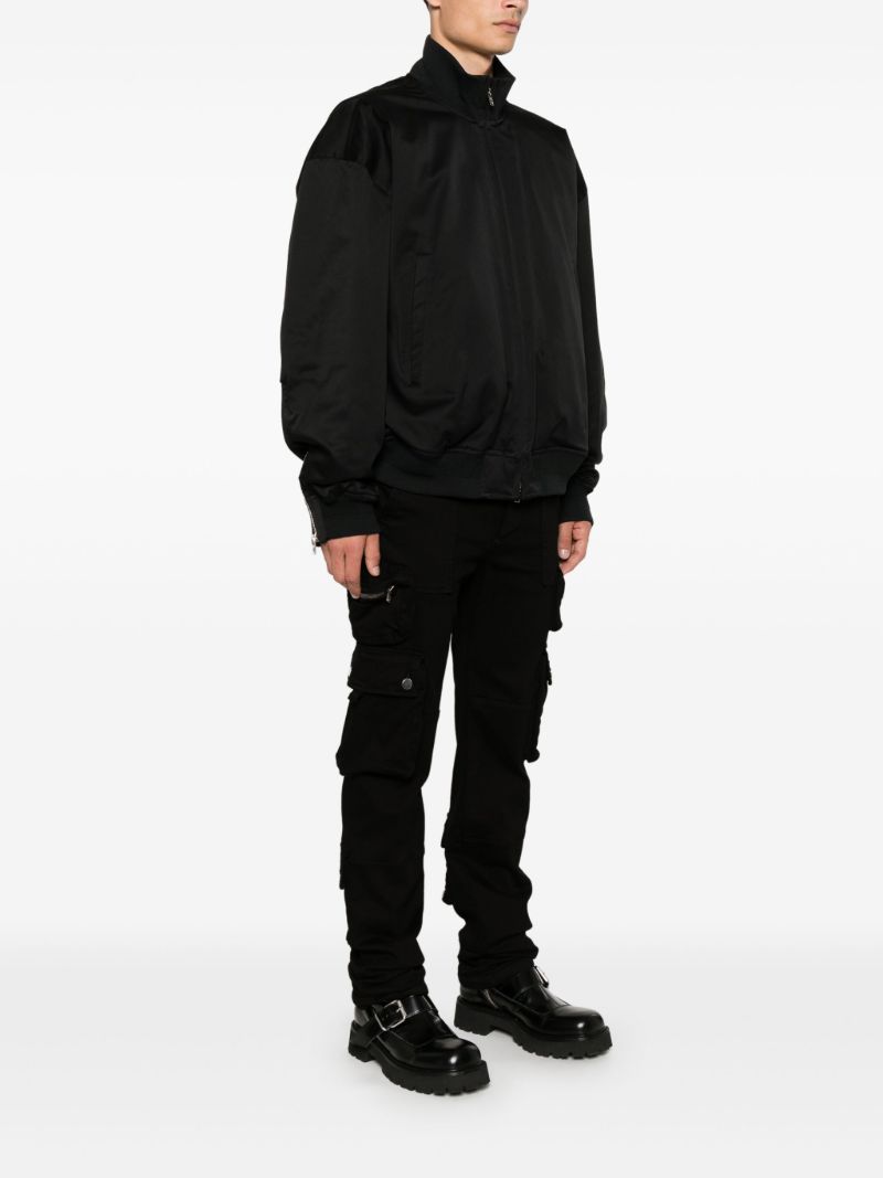 Skull-print Bomber Jacket