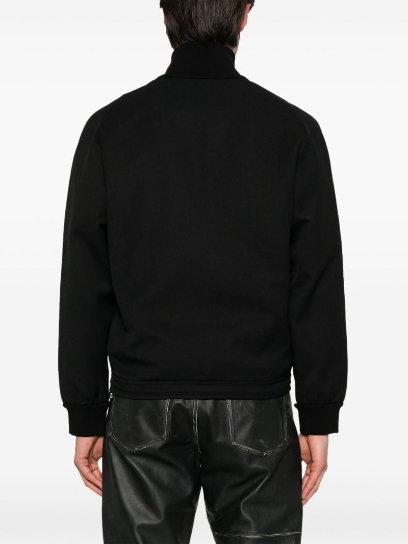 Black Two-tone Cardigan