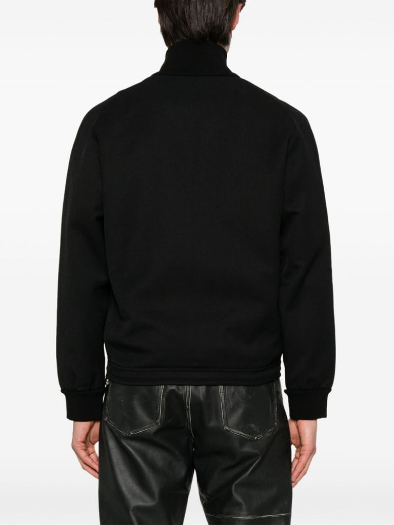 Black Two-tone Cardigan
