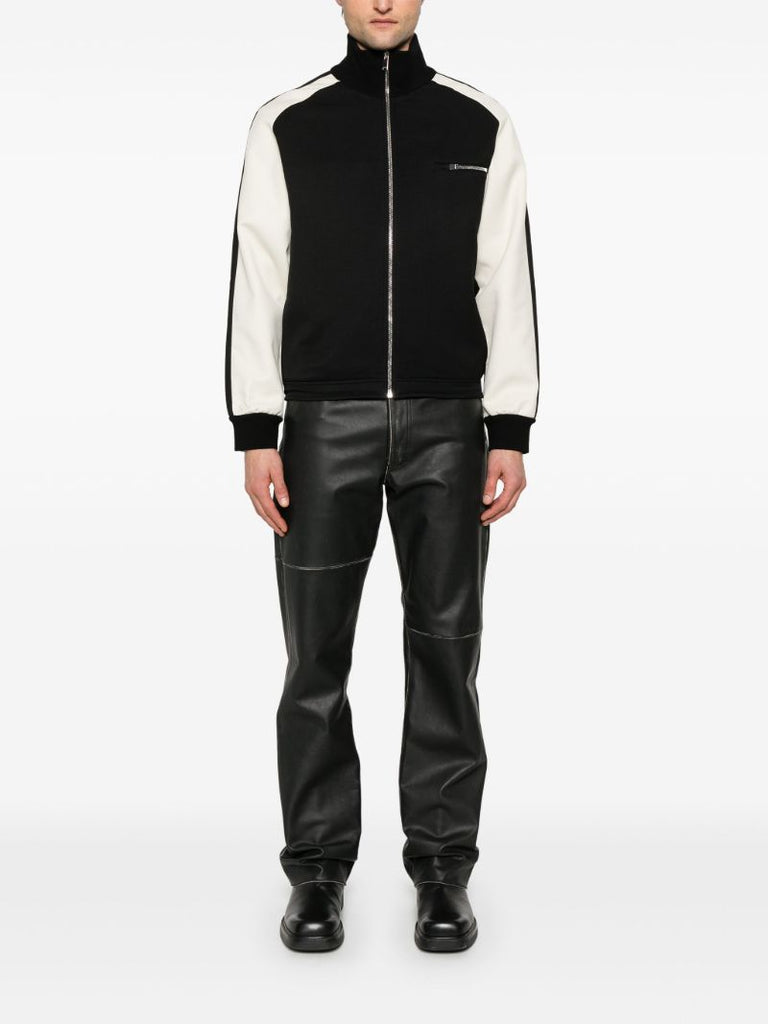 Black Two-tone Cardigan