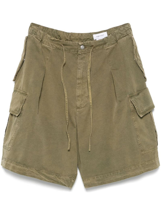 Green Cargo Shorts