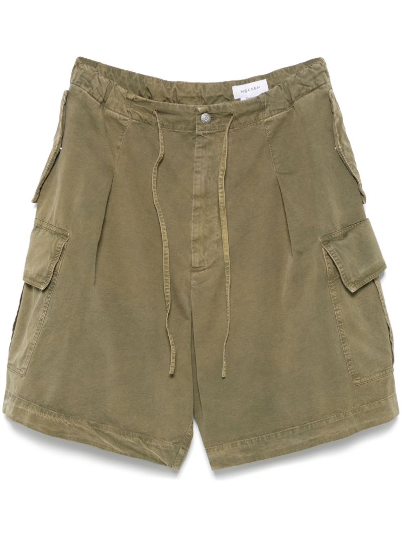 Green Cargo Shorts