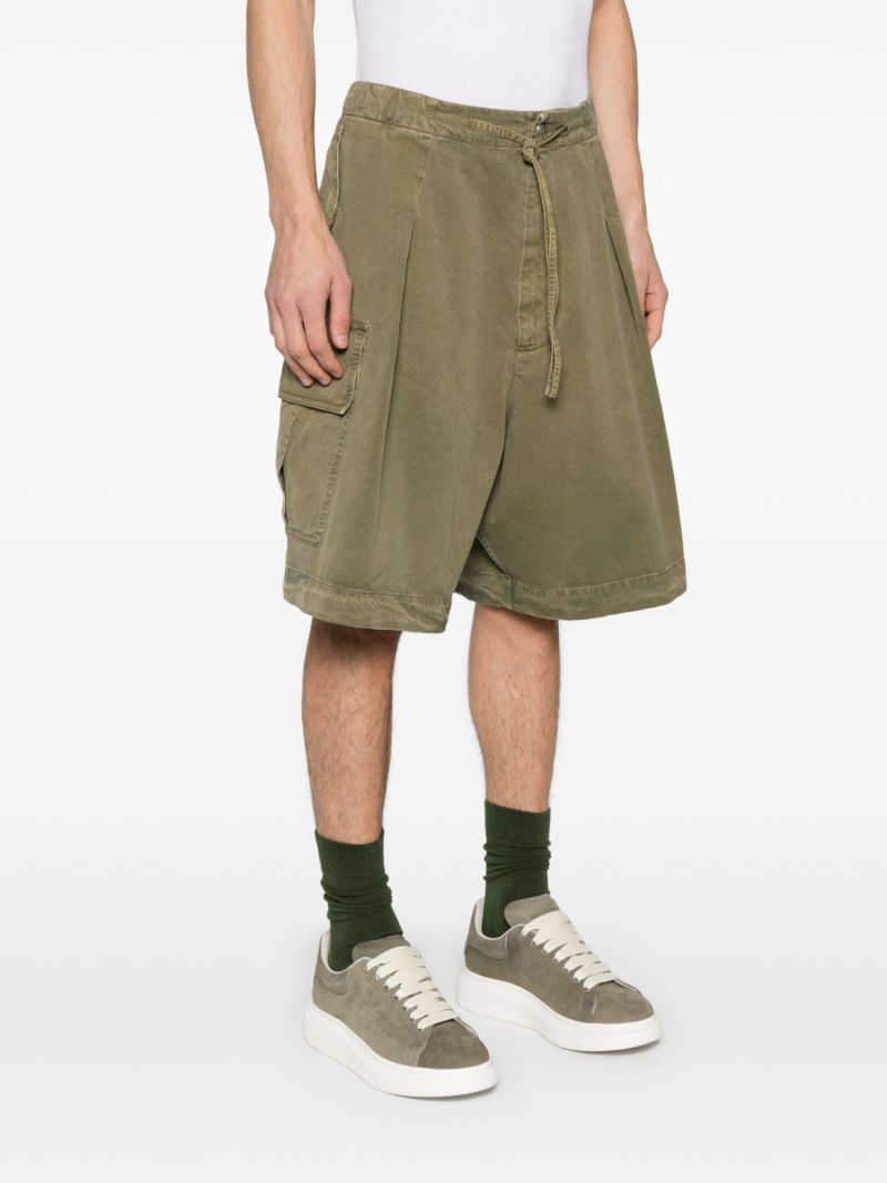 Green Cargo Shorts