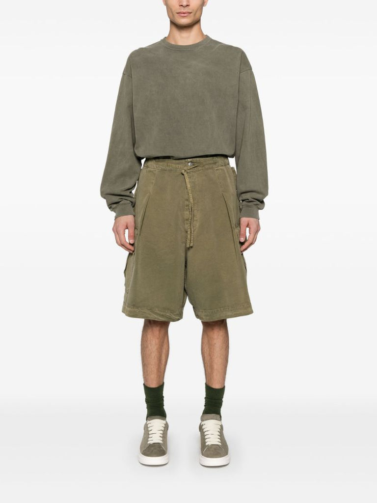 Green Cargo Shorts