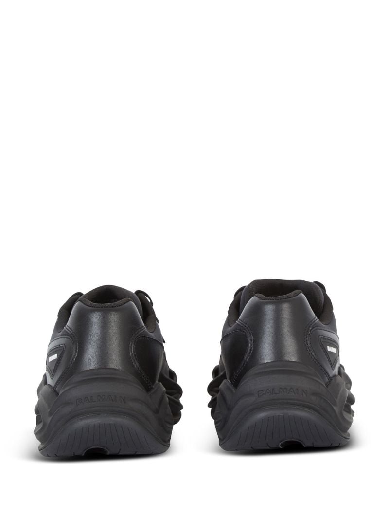 Black B-dr4g0n Leather Sneakers