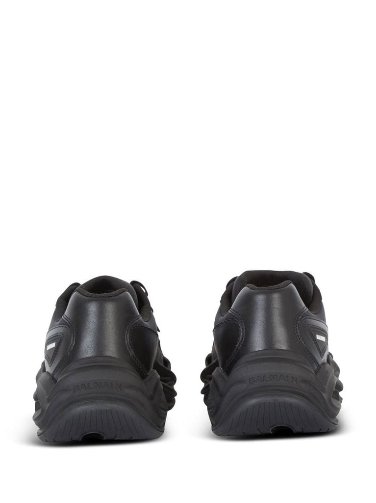 Black B-dr4g0n Leather Sneakers