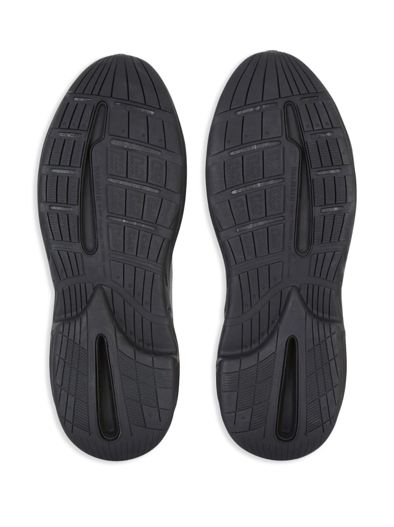 Black B-dr4g0n Leather Sneakers